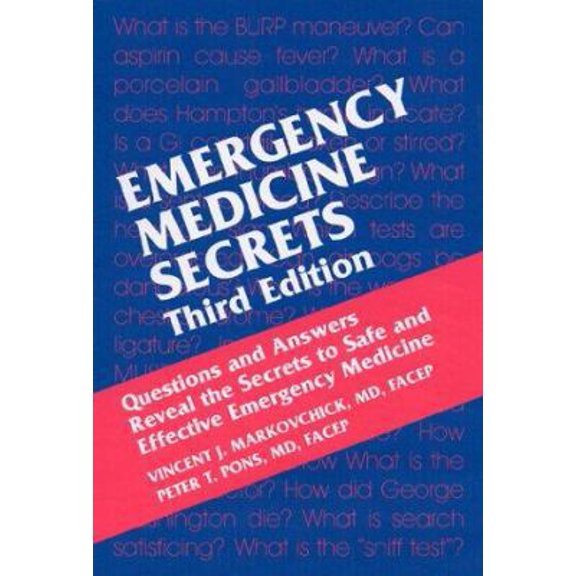 Pre-Owned Emergency Medicine Secrets (Paperback) 1560535032 9781560535034
