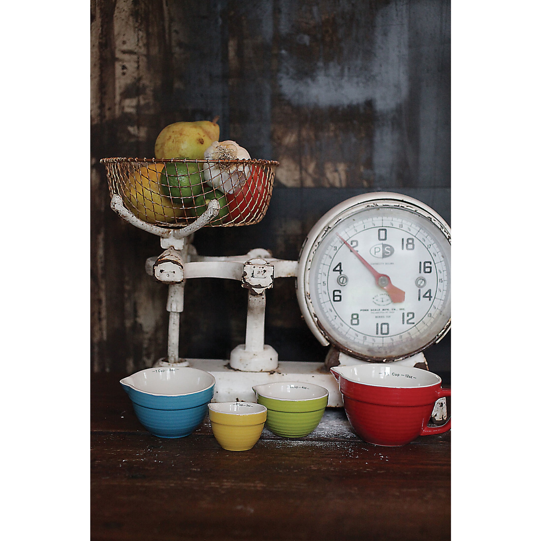 Creative Co-Op Bowl Shaped Measuring Cups (Set of 4 Sizes)