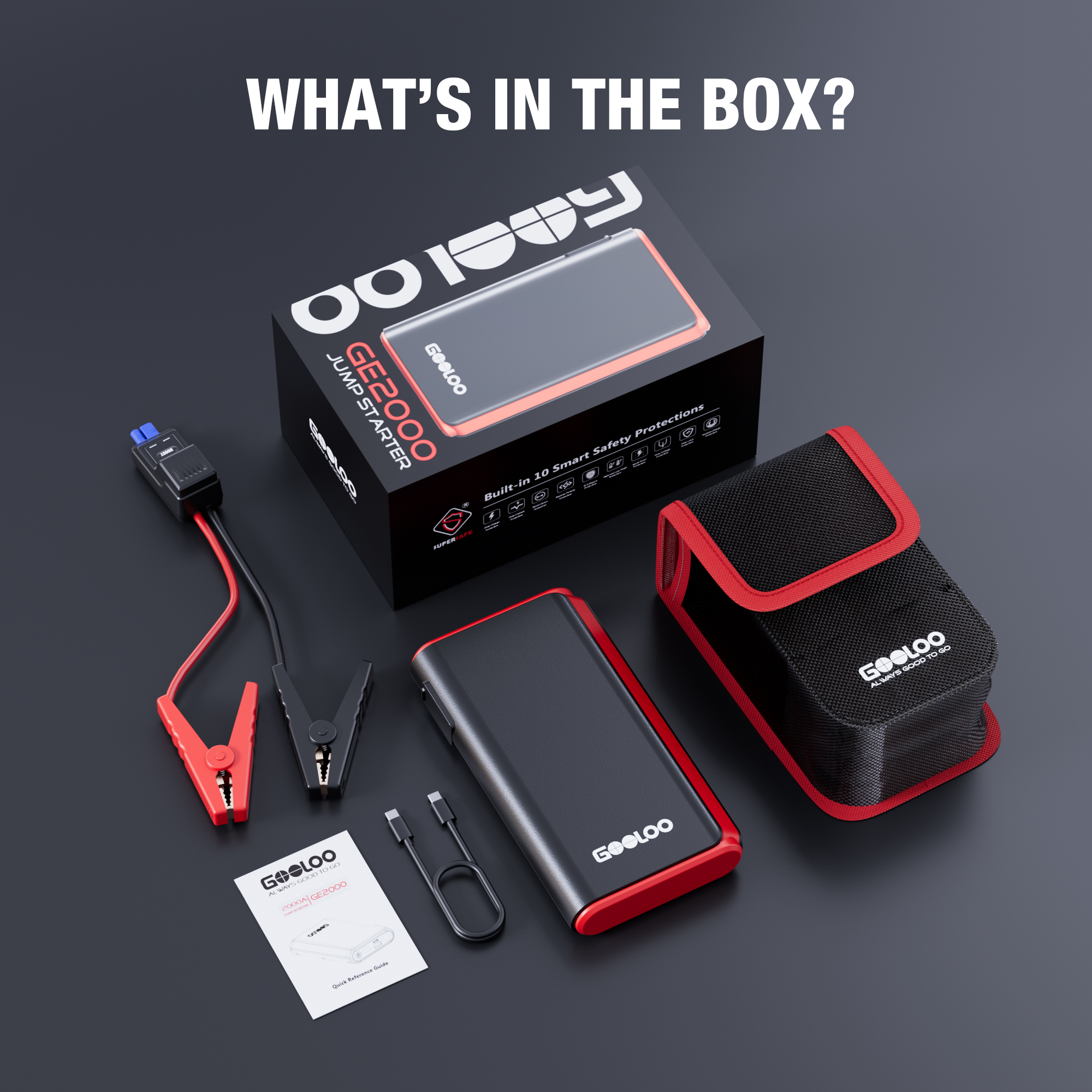 Gooloo GE2000 2000A Portable Jump Starter photo 5