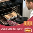 thumbnail image 4 of Mini Loaf Pan Set of 4, Small Stainless Steel Bread Baking Pans for Oven, 6.3 x 3.5 Inch Tiny Meatloaf Pans for Homemade Bread Pound Cake Brownies, Non-toxic & Dishwasher Safe, 4 of 4