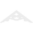 thumbnail image 2 of Ekena Millwork 48"W x 18"H x 1"P (9/12) Pitch Robin Architectural Grade PVC Gable Pediment, 2 of 5