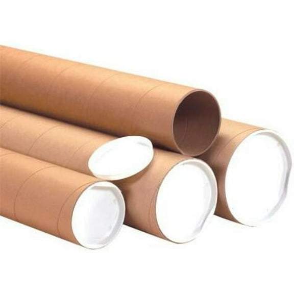 Box Partners Jumbo Mailing Tubes 5" x 30" Kraft 15/Case P5030KHD