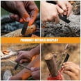 thumbnail image 2 of OUNONA 20pcs Outdoor Fire Starter Kit for Camping, Hiking, Survival Emergency Fire Rod Tools with Serrated Edge, 2 of 7