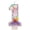 Number 1, variant on Colorful Rainbow Number Candle for Birthday Cake, Vibrant Party Decoration Topper, Unique Themed Celebration Accessory for Every Anniversary Event, Number 2