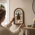 thumbnail image 5 of IPEWLEX Christmas Wooden Wall Art Sign with Holiday Scene – Rustic Wall Decor for Home & Entryway, 5 of 7