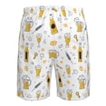 thumbnail image 6 of Naloa Beer Men's Beach Shorts, Surfing shorts, Swim trunks, Quick Dry Swim Trunks for Surfing Beach Fun - Small, 6 of 9