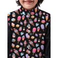 thumbnail image 5 of eloria Kids Nehru Jacket Waist Coat Party Wear Jacket for Boys Casual Wear Black, 5 of 7