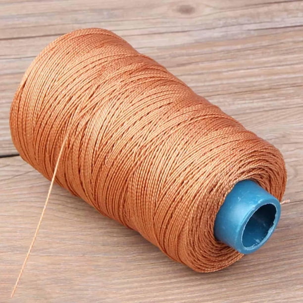 Hilo de nylon hilo para todo uso para máquinas de coser 300 m 0.6 mm Hilo de costura para artesanías interiores y exteriores Marrón