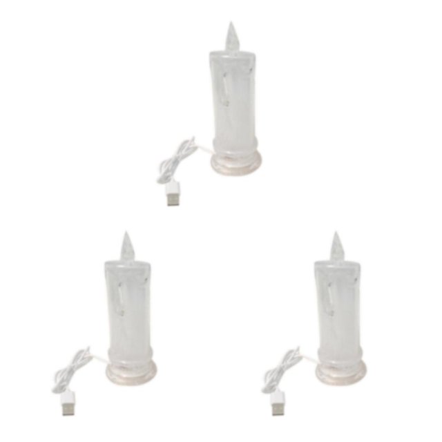 Moyic de simulación decorativa electrónica romántica para jardín de Halloween Type1 NO1