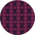 thumbnail image 1 of Ahgly Company Indoor Round Patterned Medium Violet Red Pink Area Rugs, 8' Round, 1 of 6