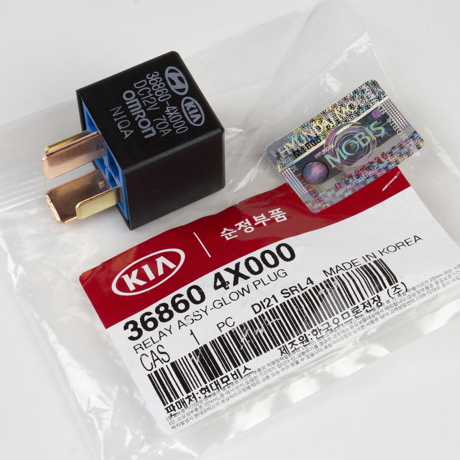 Genuine OEM Hyundai Kia Glow Plug Relay Assembly 368604X000 Omron NIQA
