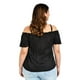 thumbnail image 3 of Blusa Campesina con Tirantes Zenobia Tallas Extras 11016 Negro Talla 40, 3 of 6
