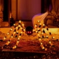 thumbnail image 4 of Happydeer Halloween Giant Light Up Spider Scary Realistic Hairy LED Spider with Bendable Legs for Indoor Outdoor Halloween Yard Home House Decor (M, Type B), 4 of 13