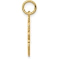 thumbnail image 2 of Solid 14k Yellow Gold Bride and Groom Textured Back Charm - 23mm, 2 of 6