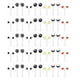 thumbnail image 1 of Bearachild 50 piezas de tenedores de fruta, pastelería, galletas, aperitivos, cubiertos, palillos para el hogar, comedor, cocina, palillos de Mostrada, 1 of 6