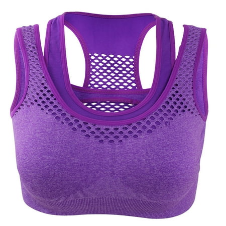 White Nursing Bra Sexy Bras for Women Sports Bras For Women High Support Wireless Plus Size Workout Bra Two Sports Bra Underwear Yoga Fitness Running Bra