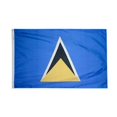 thumbnail image 1 of 4 ft. X 6 ft. Nyl-Glo St. Lucia Flag, 1 of 1