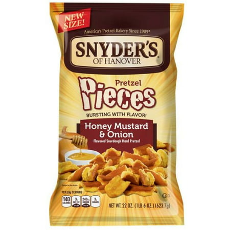 Product of Snyder's Honey Mustard & Onion Pretzel Pieces, 22 oz. [Biz (Best Mustard For Pretzels)