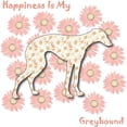 thumbnail image 2 of CafePress - Greyhound Happiness -  Round Wood Ornament 4", 2 of 2