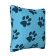thumbnail image 2 of ZICANCN Blue Dog Paws Decorative Throw Pillow Covers, Bed Couch Sofa Decorative Knit Pillow Covers for Living Room Farmhouse 18"x18", 2 of 8