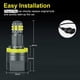 thumbnail image 4 of H8 Headlight Bulb 6000K 120W LED Angel Eyes Lights Canbus, 4 of 5