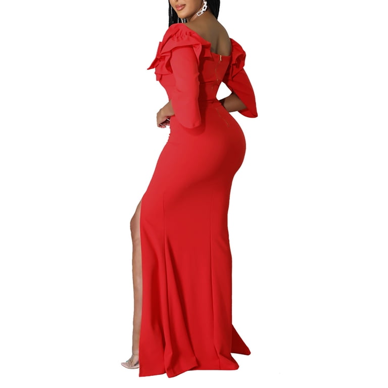 open lace back dress Fitted Sexy Hollywood & Red Carpet Gown Sweetheart Neck Waist cut out –  West Cherry Clothing main image 1