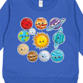 thumbnail image 3 of Inktastic Happy Sun Moon and Planets Toddler Sweatshirt, 3 of 4