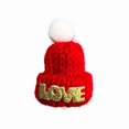 thumbnail image 1 of High Quality!Red Green White Mini Knitted Hat Holiday Candy Stick Topper, 1 of 5