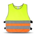 thumbnail image 2 of GOGO Kid's Reflective Vest, For Running Cycling, Walking Safety Vest-NeonYellow-S, 2 of 7