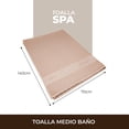 thumbnail image 3 of Toalla Medio Baño Spring Air 70x140 Cm Algodón Ultra Suave Beige Spa Medio Baño, 3 of 7