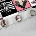 thumbnail image 4 of Homewish Retro Western Cowgirl Blackout Curtains Set of 2 (52x84 Each),Rustic Bull Skull Window Curtains,Vintage Bohemian Tribal Curtains and Drapes For Girls Kids,Microfiber Bedroom Decor, 4 of 6