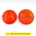 thumbnail image 2 of Turn Signal Light Lens Cover For Suzuki Cruisers Intruder 1400 VX800 Amber, 2 of 8