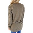 thumbnail image 4 of Sweatshirts for Women Loose Fit Tunic Tops Raglan Long Sleeve Oversized Pullover Crewneck Sweatshirt with Pockets Alsol Lamesa, 4 of 4