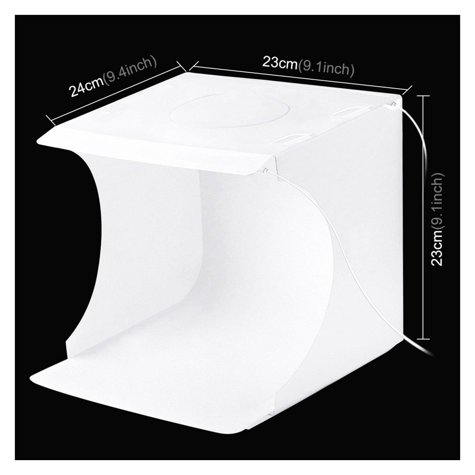 20cm Mini Studio Light Box LED Studio Panel Photo Shooting Tent 6 Backgrounds Shadowless Lightbox Kit Photography Soft Box ,Professional Equipment