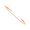 Colorname Misc: Rose, variant on 14k Yellow Gold Cylinder End Element Cuff Bangle Bracelet - 3.2 Grams