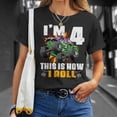 thumbnail image 4 of Monster Trucks Are My Jam 4Th Birthday Boy 4 Years Old TShirt, 4 of 6