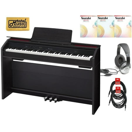Casio Privia PX-860 88-Key Digital Piano Standard Bundle - Black, PX860BK SSTANDARD