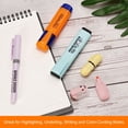 thumbnail image 6 of Uxcell Highlighter Pen Quick Dry Broad Tip Underline Writing Marker Orange 4 Pack, 6 of 6