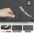 thumbnail image 4 of WF Athletic Supply 24 SQ.FT T-Pattern 3/4-Inch Thickness Interlocking Exercise Foam Mats, Extra Thick Eva Foam Flooring Tiles, Gym Fitness Equipment Mat, Home Protective Flooring Cushion, Black, 4 of 9