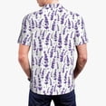 thumbnail image 5 of Rocae Lavender Flowers for Men's Short Sleeve Polo Shirt, Quick Drying Performance Moisture Wicking Sports Men's Golf Shirt Small, 5 of 9