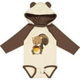thumbnail image 3 of Inktastic Cute Woodland Animal Squirrel Boys or Girls Long Sleeve Baby Bodysuit, 3 of 5