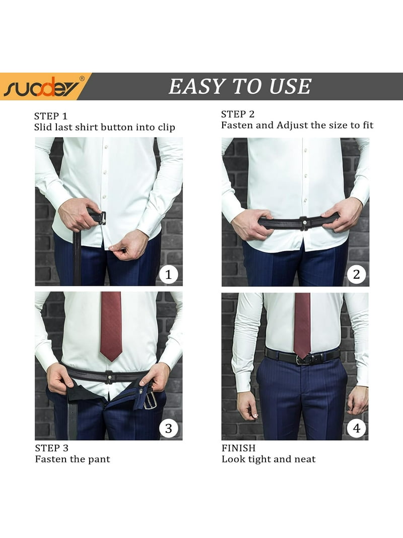 men's garter belt for shirt 1 Pair Men's Shirt Stays Black, Adjustable Elastic Shirt Garters Shirt  Holders Strap Belt With Upgrade Non-Slip Locking Clamps, Keep Shirt Tucked  In Harness Halloween main image 1