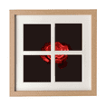 thumbnail image 1 of British Barbed Rose Shrub Frame Wall Tabletop Display 4 Openings Picture, 1 of 3
