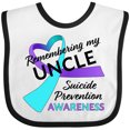 thumbnail image 3 of Inktastic Remembering My Uncle- Suicide Prevention Awareness Boys or Girls Baby Bib, 3 of 4