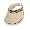 thumbnail image 7 of Sun Hats for Women Color Blocking Wide Brim Sun Hat Boho Beach Hat, 7 of 7