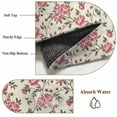 thumbnail image 6 of 2x3 Ft Entryway Area Rug, Red Roses Spring Kitchen Rug Runner Washable Floor Mat, Farmhouse Flower Botanical Non Slip Indoor Door Mat Throw Carpet for Bathroom Living Room Bedroom, 6 of 8