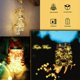 thumbnail image 3 of Luces solares [actualizadas], paquete de 8, 20 luces LED impermeables con tapas de tarros de hadas y luciérnagas con perchas, (sin tarros), decoración de bodas para patio, jardín, color blanco cálido Xemadio WMXL-80, 3 of 9