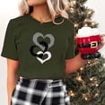 thumbnail image 4 of Meichang T-Shirts de la Saint-Valentin pour Femmes, T-Shirts Graphiques Cœur en Bonbon, Hauts pour Femmes, Manches Courtes, Col Rond, T-Shirts de Printemps, 4 of 6