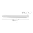 thumbnail image 2 of Uxcell 53mm 2BA Thread Plastic Dart Shafts Dart Stems, White 50 Pack, 2 of 6