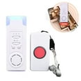thumbnail image 1 of House Wireless Mobile Alarm Emergency Call Button Care Call Set House Emergency Panic Alarm Wireless Alarm for People In Need of Care Patient Elderly Man, 1 of 7